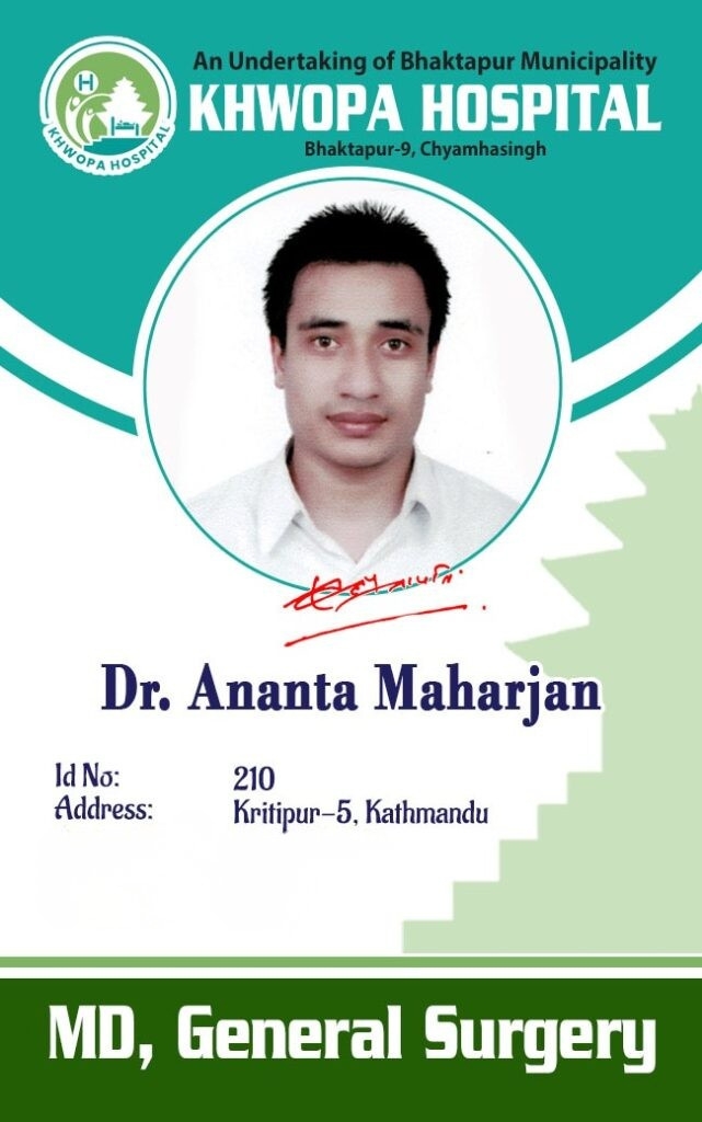 Dr. Ananta Maharjan